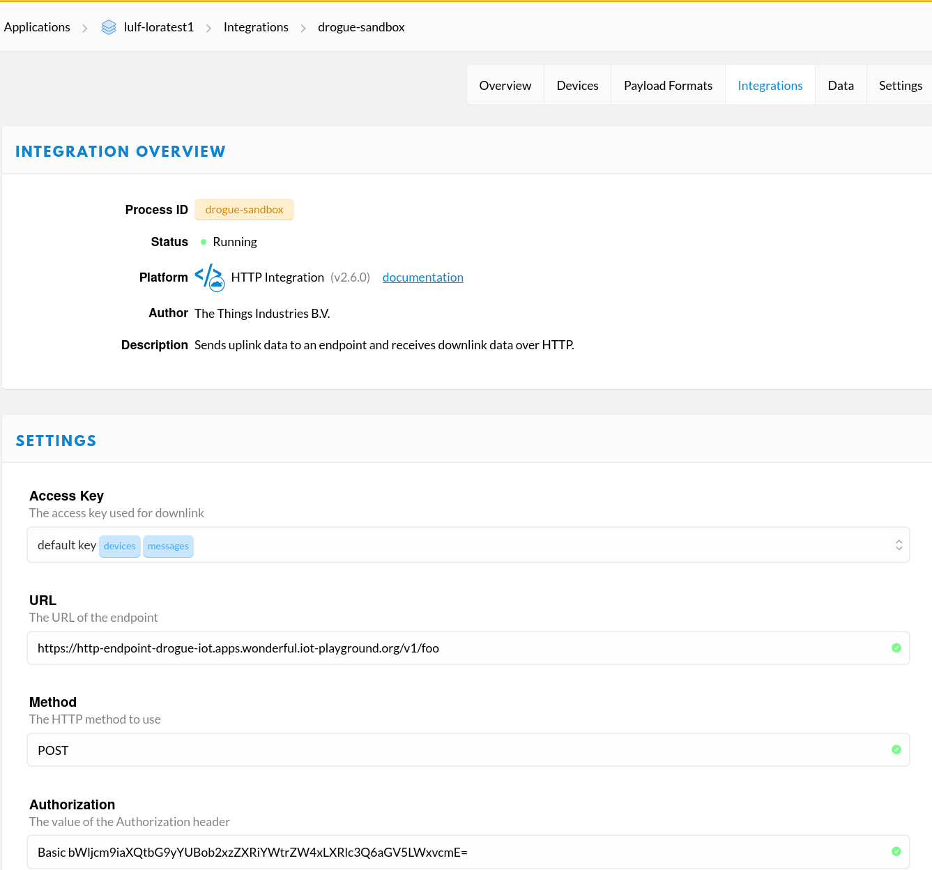 TTN integration